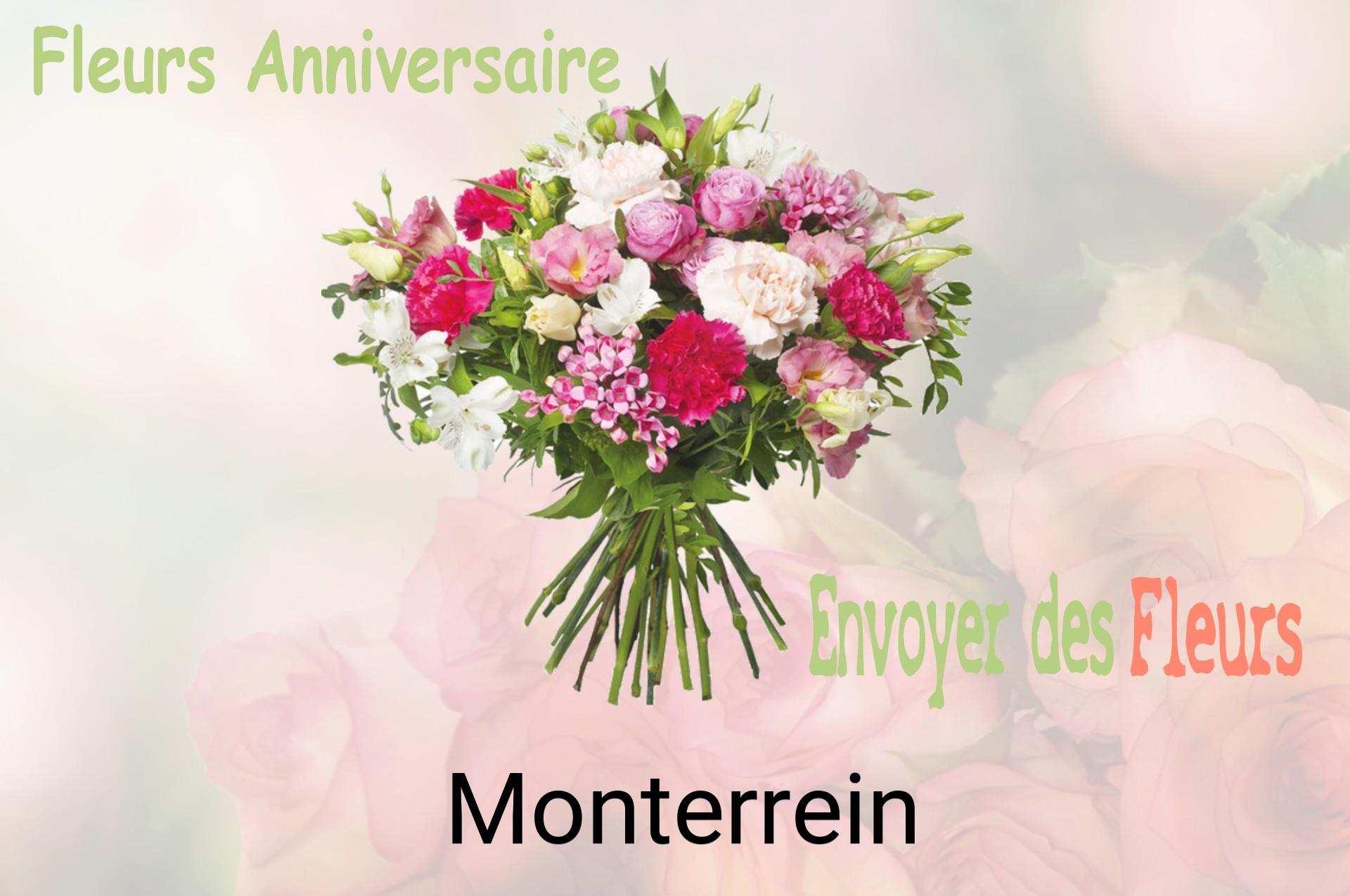 Bouquet de fleurs d’anniversaire livré à Monterrein