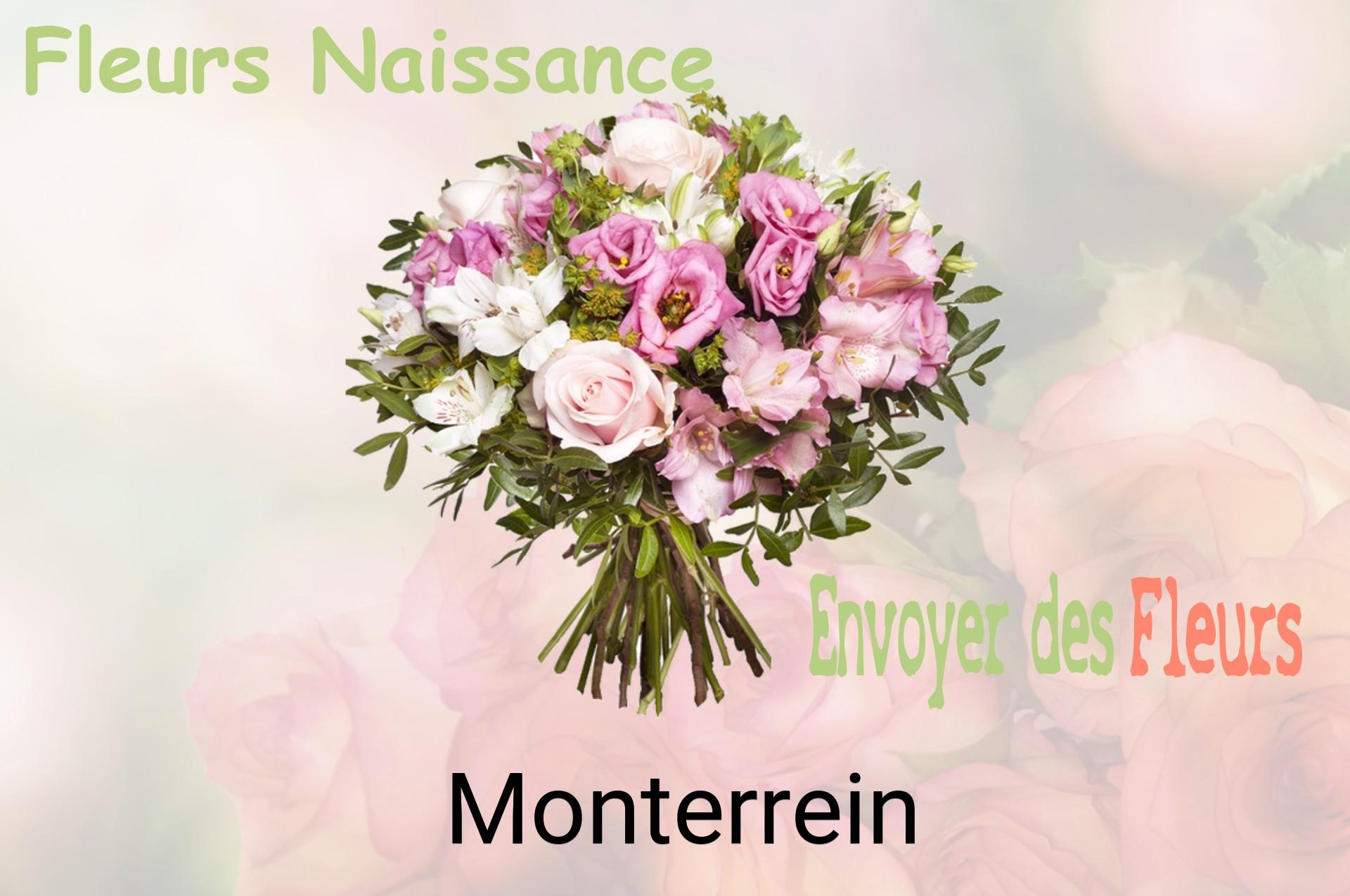 Bouquet de fleurs de naissance livré à Monterrein